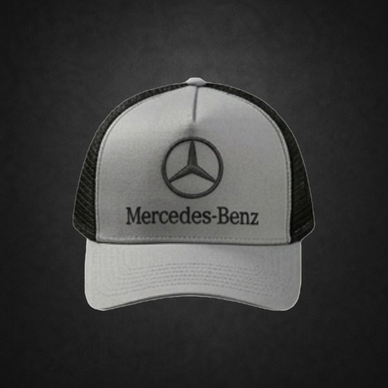 Mercedes-Benz Trucker Hat Grey & Black