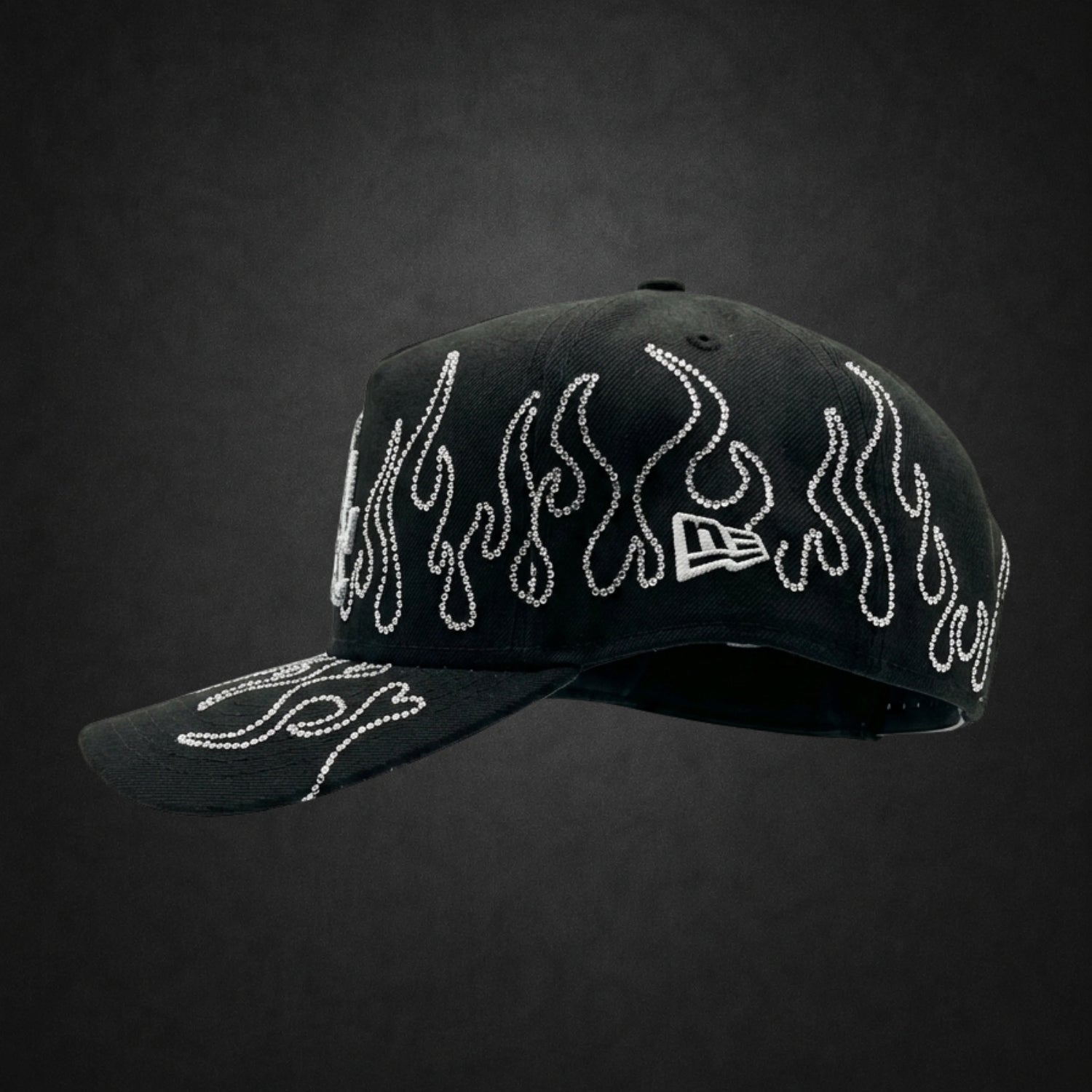Chicago White Sox Snapback Hat with Rhinestones