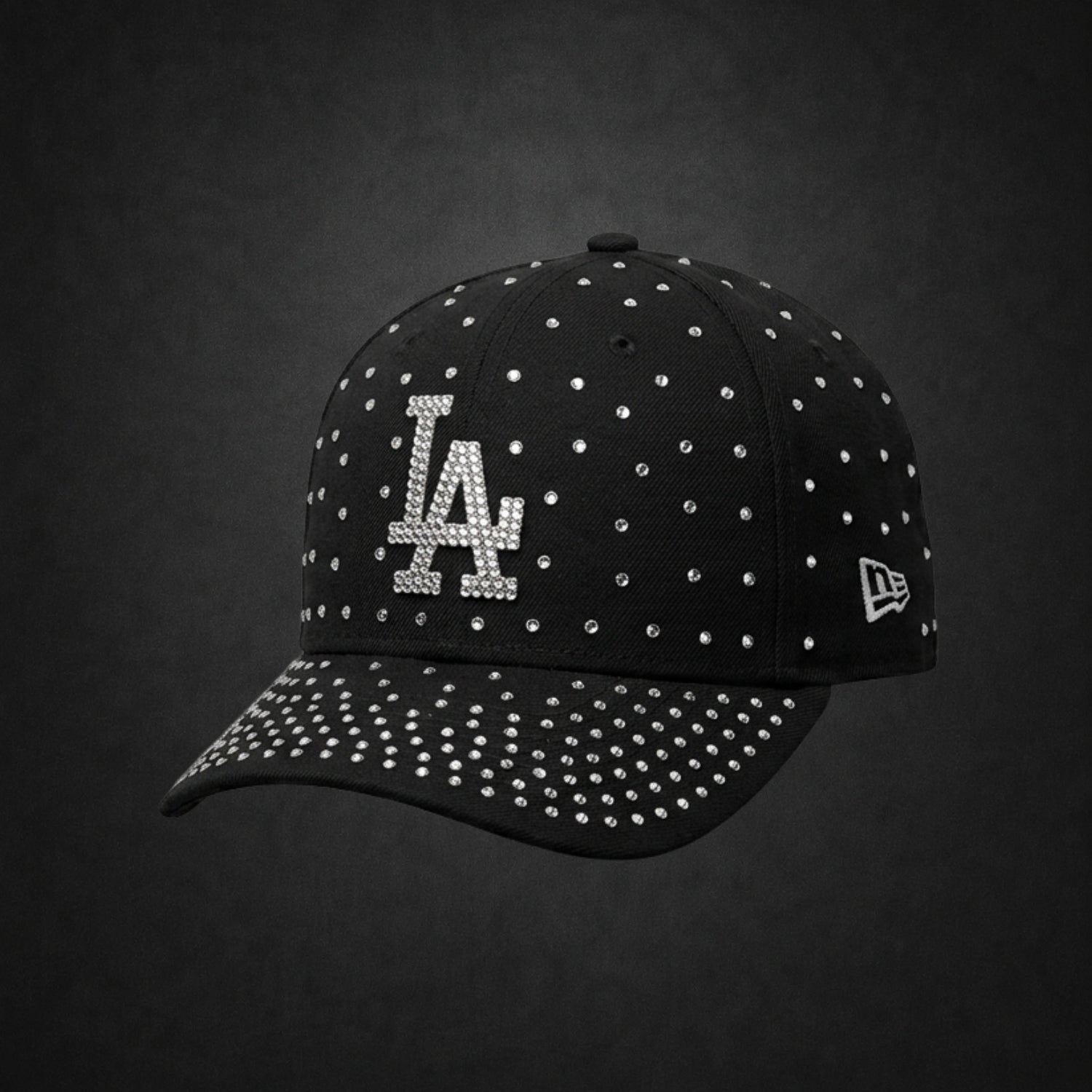 Los Angeles Dodgers Iced Fitted Hat with Rhinestones